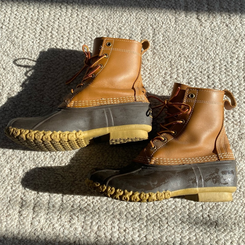 LL Bean Leather Duck Boots - Picture 3 of 6